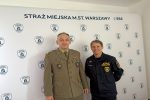 WIZYTA DZIEKANA WYDZIAŁU BEZPIECZEŃSTWA, LOGISTYKI I ZARZĄDZANIA WAT W STRAŻY MIEJSKIEJ M.ST. WARSZAWY